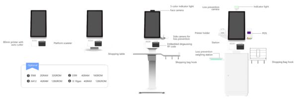 Self check out Kiosk 15.6" NWFPK1 - Image 4