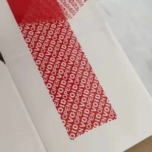 NWLSL Sercurity label VOID/Fragile Paper anti-counterfeiting material - Image 1