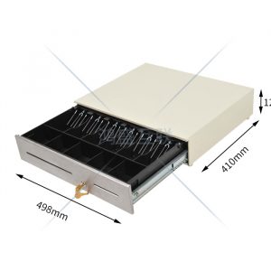 NWCD 49.8X41X12.3 CM Cash drawer All metal-Panel: Metal paint (stainless steel) - Image 1