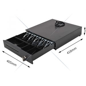 NWCD 40.5X41.8X9 CM Cash drawer All metal - Image 1
