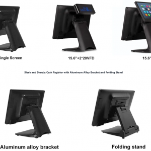 POS SYSTEM DUAL SCREEN CASH REGISTER NWTCA9 - Image 2