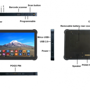 NWMTTAB 10.1" RUGGED TABLET, WINDOWS BASED/ANDROID BASED, FULL IP65 - Image 5