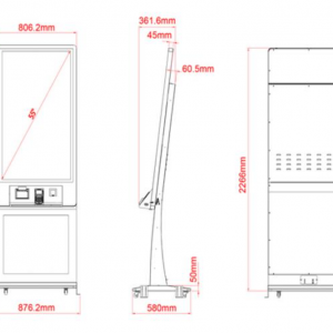 NWMTSSK 55" 4K PANEL SELF SERVICE KIOSK - WINDOWS BASED - Image 4