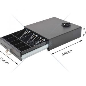 NWCD 33X33X9 CM Cash drawer High strength engineering plastics（Metal tray） - Image 1