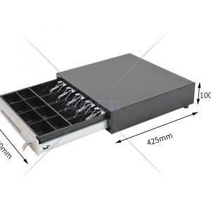 NWCD 46X42.5X10 CM Cash drawer All metal stainless steel - Image 1