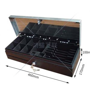 NWCD 46X17X10 CM Cash box metal/stainless steel - Image 1